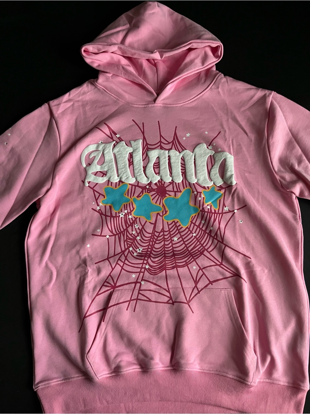Sp5der Atlanta Hoodie Pink